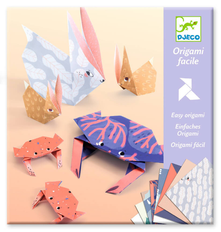 DJECO Origami Zvířecí rodinky