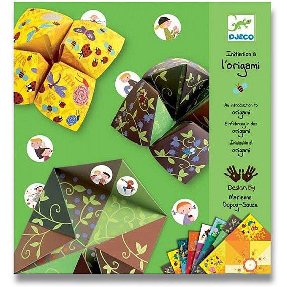 DJECO Origami Nebe, peklo, ráj (zelená)