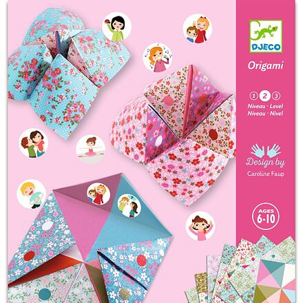 DJECO Origami Nebe, peklo, ráj (růžová)