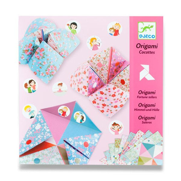 DJECO Origami Nebe, peklo, ráj (růžová)