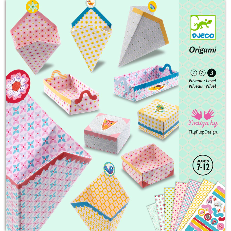 Origami skládačka Djeco - Krabičky