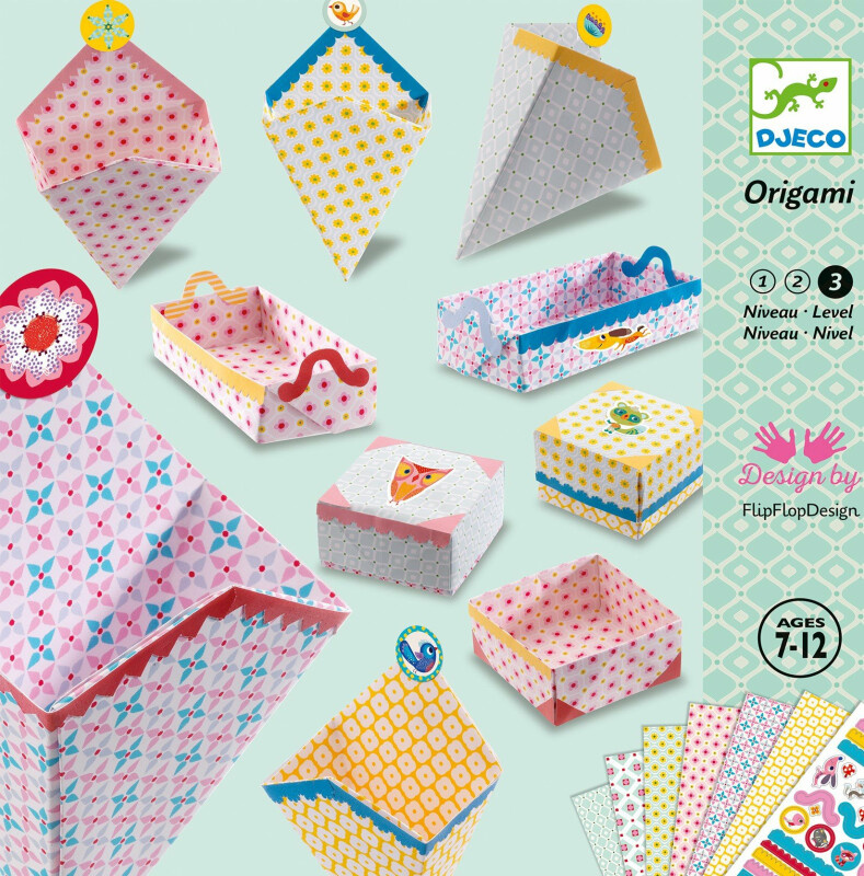 Origami skládačka Djeco - Krabičky
