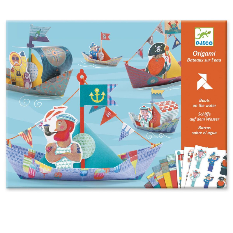 Origami skládačka Plovoucí lodě DJECO