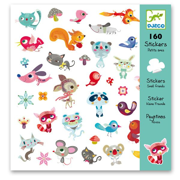 DJECO Samolepky zvířecí kamarádi
