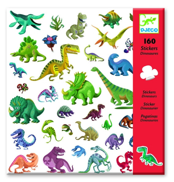 DJECO Samolepky Dinosauři