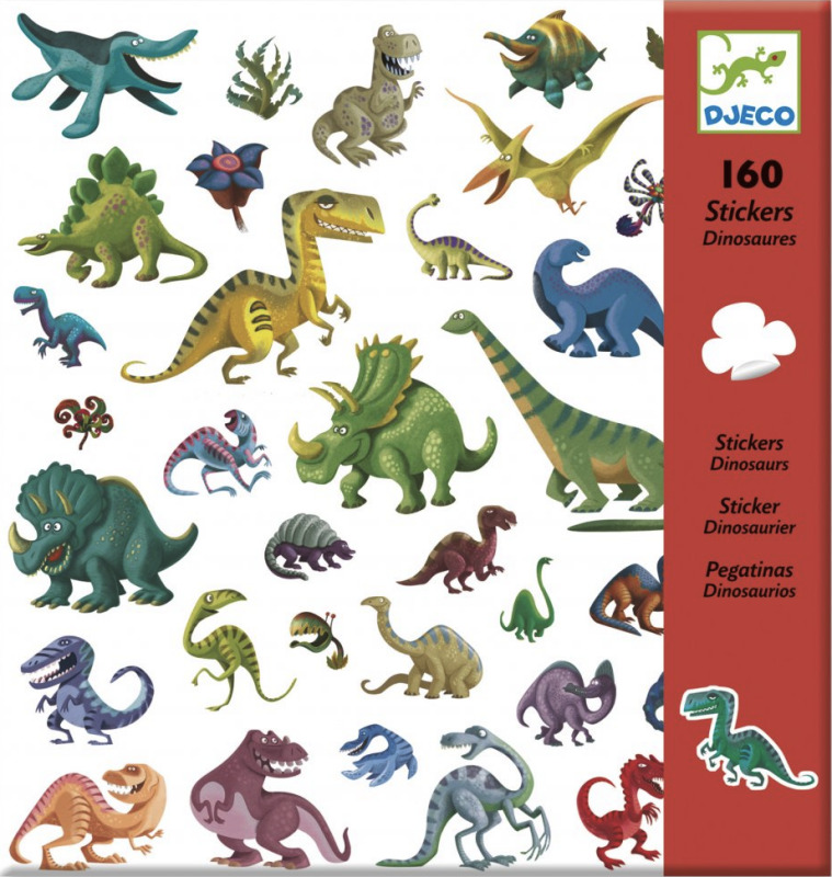 DJECO Samolepky Dinosauři