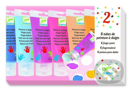 DJECO Prstové barvy v tubě