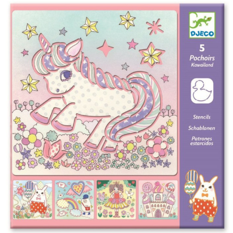DJECO Šablony Kawaii Land