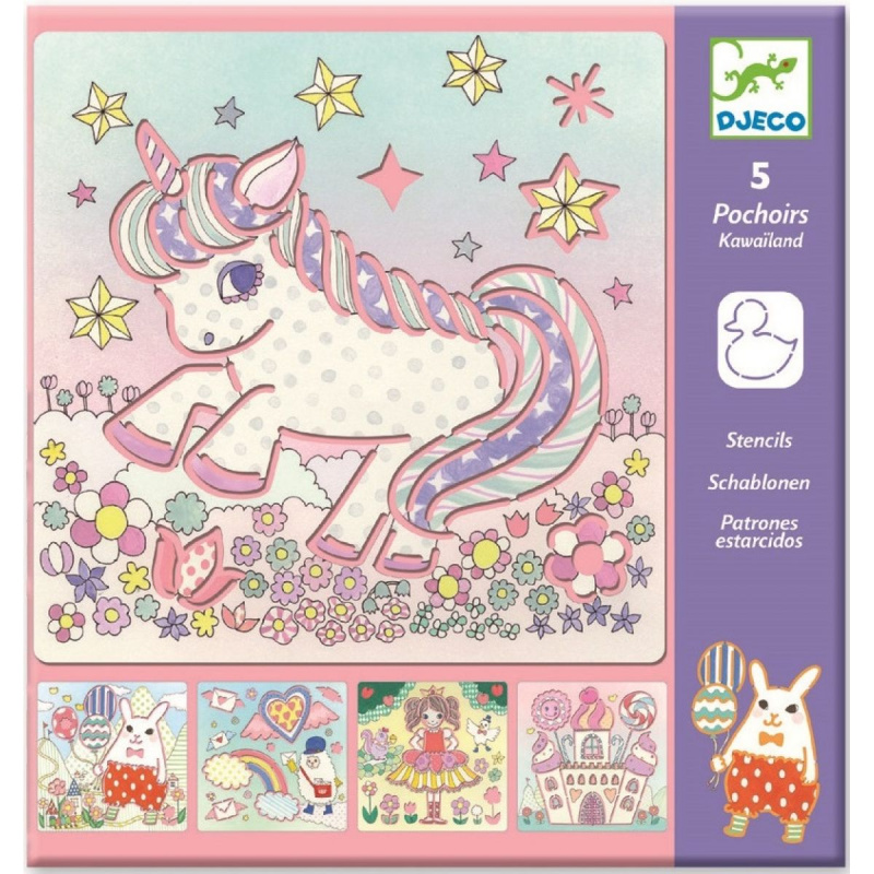 DJECO Šablony Kawaii Land