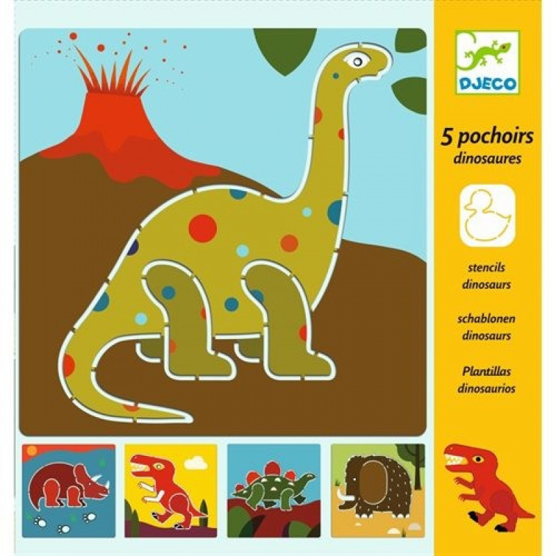 Šablony Djeco - Dinosauři