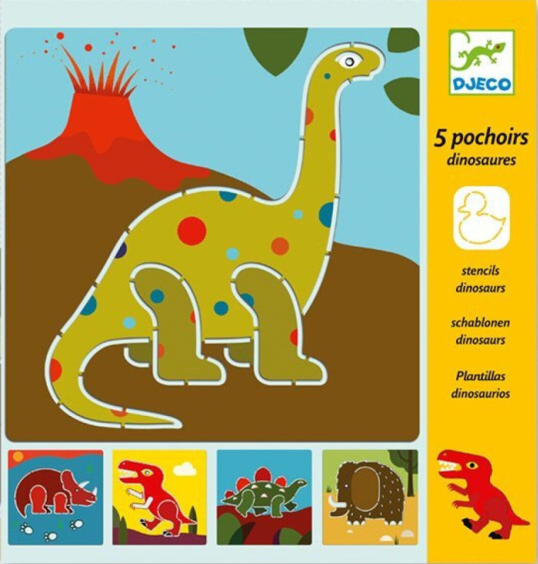Šablony Djeco - Dinosauři