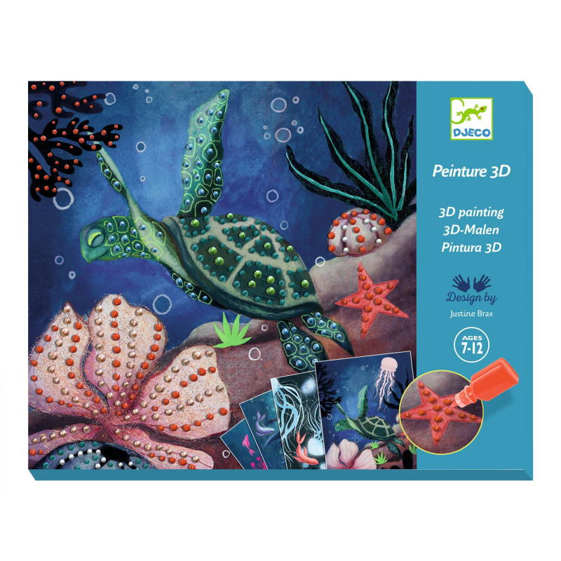 Pod morskou hladinou: 3D maľovanie