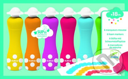 DJECO Prstové barvy s aplikátorem