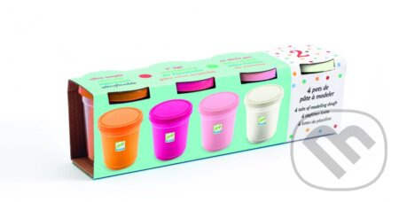 Barevná modelína DJECO - pastelové barvy