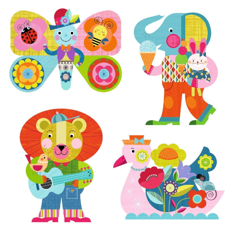 DJECO Vodní omalovánky - Duhová zvířátka