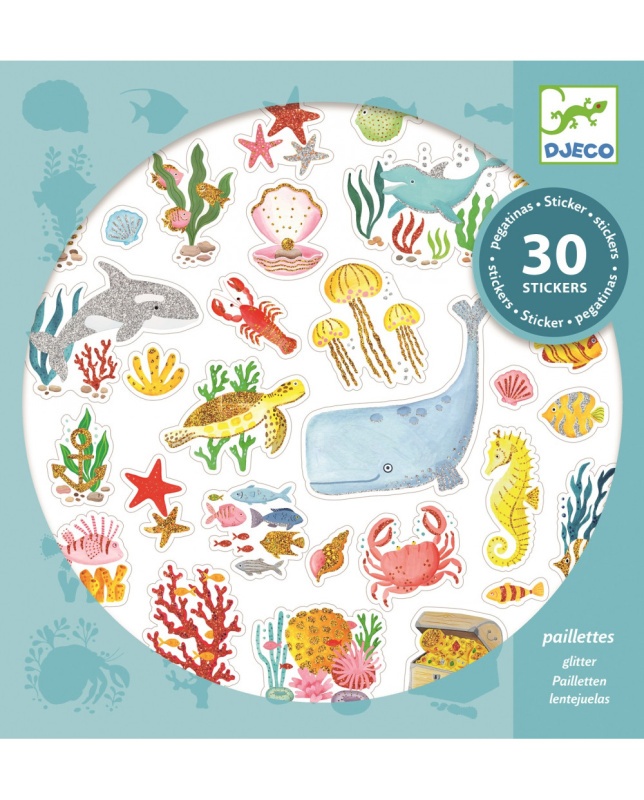 DJECO Veselé samolepky podmořský sen