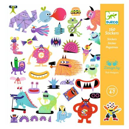 DJECO Samolepky Mosters