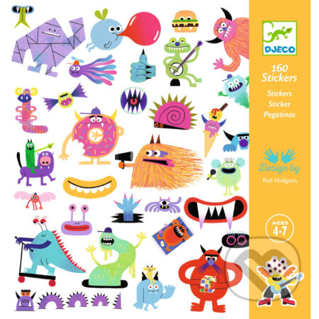 DJECO Samolepky Mosters