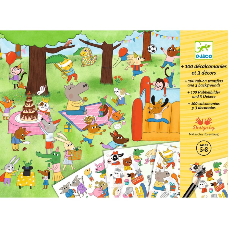 Sada s propisovacími obrázky Oslavy DJECO