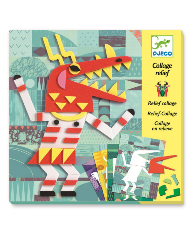 DJECO Pěnové koláže Monstra