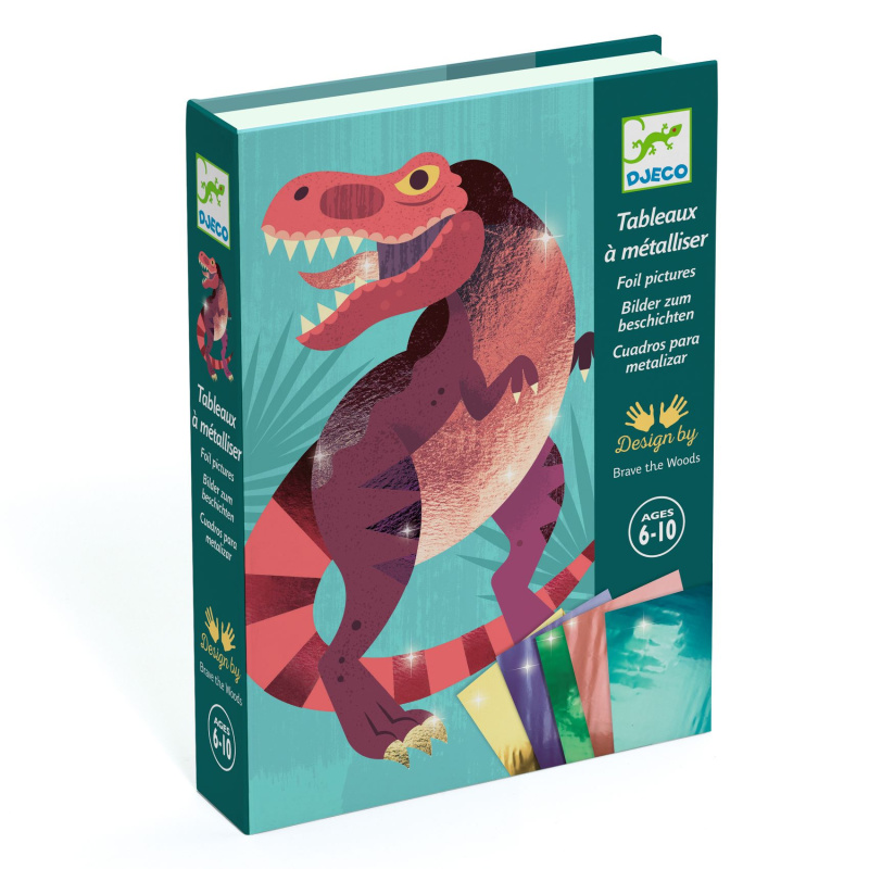 DJECO Metalické zdobení Jurassic