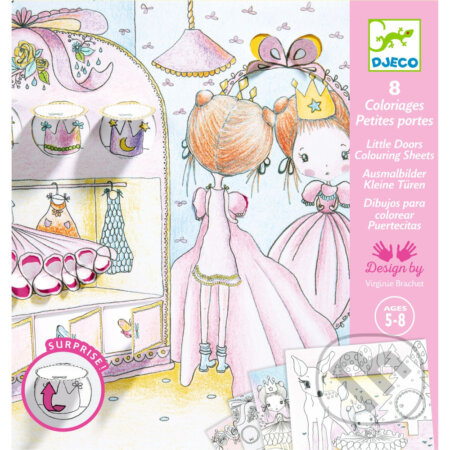 Malé dvierka Pupi: maľovanky s prekvapením - hra z kategorie Omalovánky