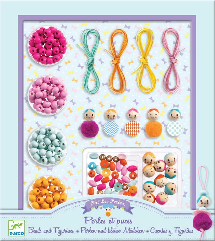 DJECO Korálkové tvoření Korálky a postavičky