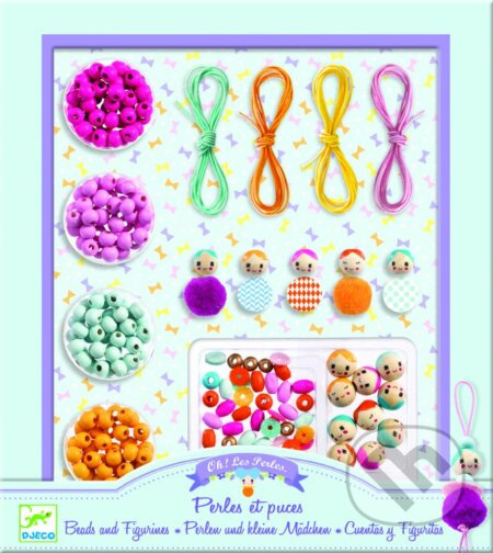 DJECO Korálkové tvoření Korálky a postavičky