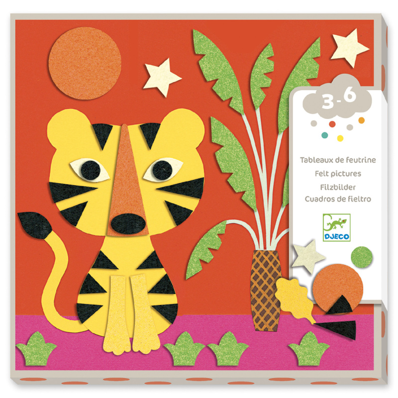 Koláž z plsti DJECO Sladká příroda