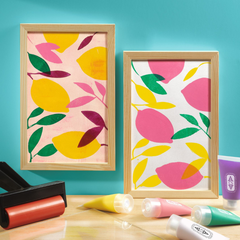 Atelier 46 - Gelový tisk pro teenagery i dospělé - citrus