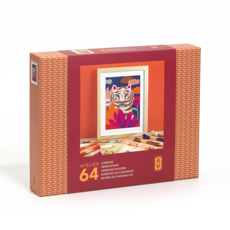DJECO Vyšívací sada Atelier 64