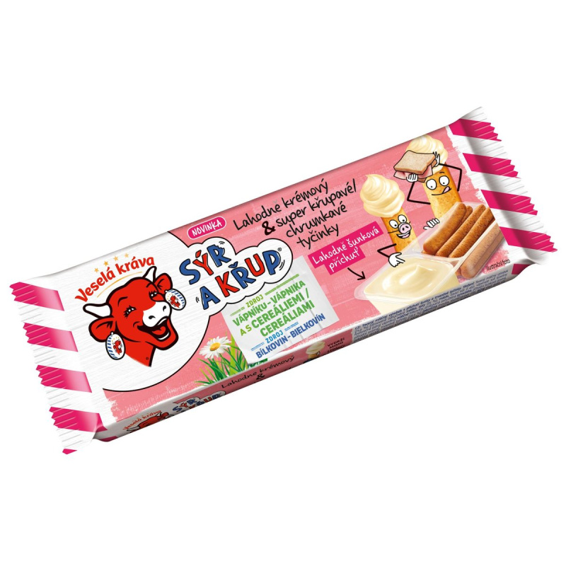 Veselá kráva Sýr a křup s šunkovou příchutí