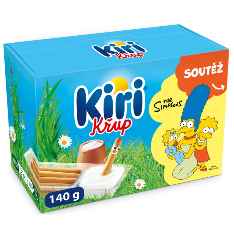 Kiri Křup Tavený sýr a trvanlivé pečivo family pack 4×35 g