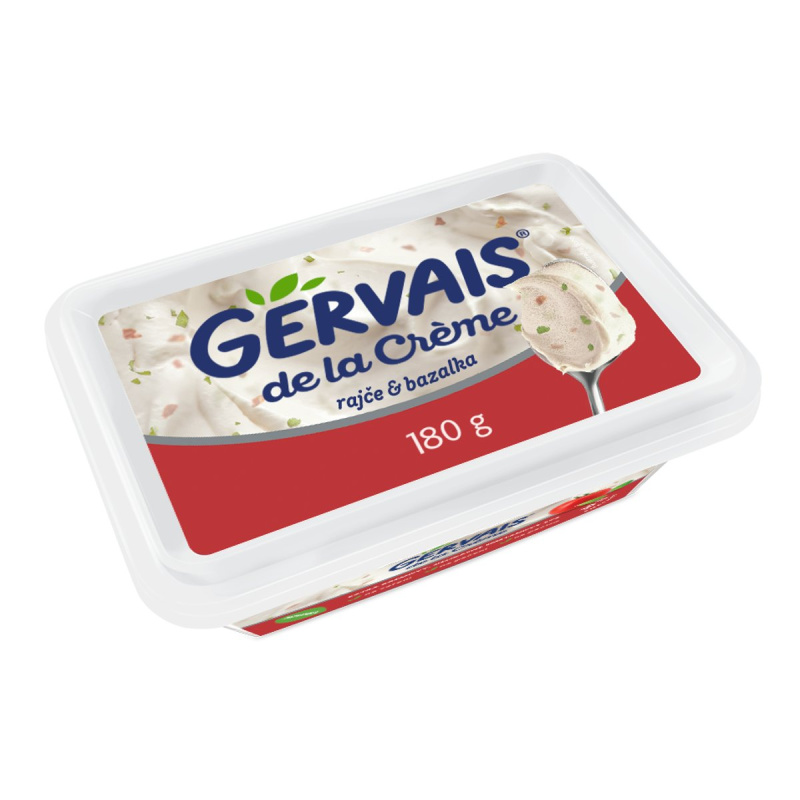 Gervais Sýr de la Crème rajče & bazalka