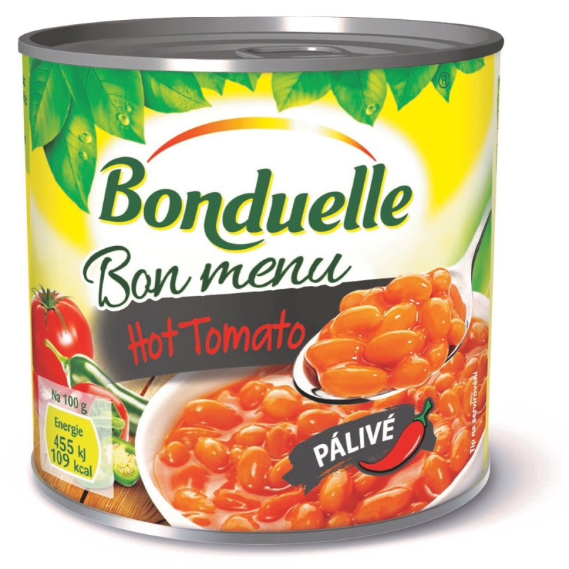 Bonduelle Bon Menu Fazole bílé v rajské omáčce pálivé