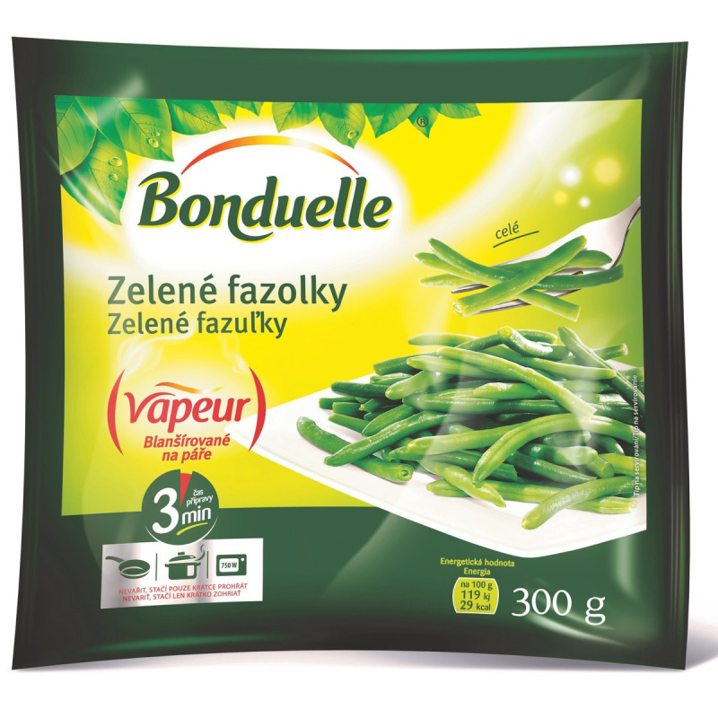 Bonduelle Vapeur Zelené fazolové lusky celé