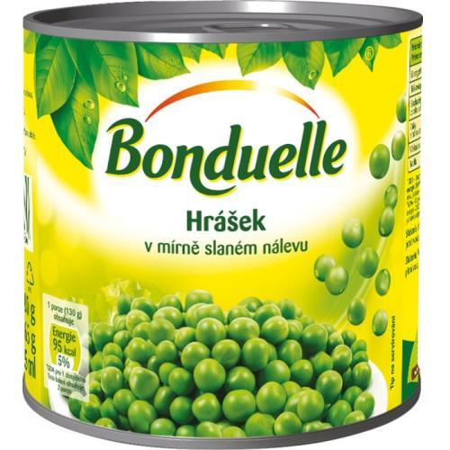 Bonduelle hrášek mírně slaný nálev 400g