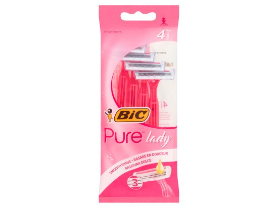 Bic Pure Lady Holicí strojek se 3 břity 4 ks