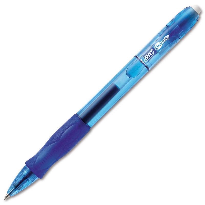 Gelový roller BIC Gelocity - modrý, 0,5 mm