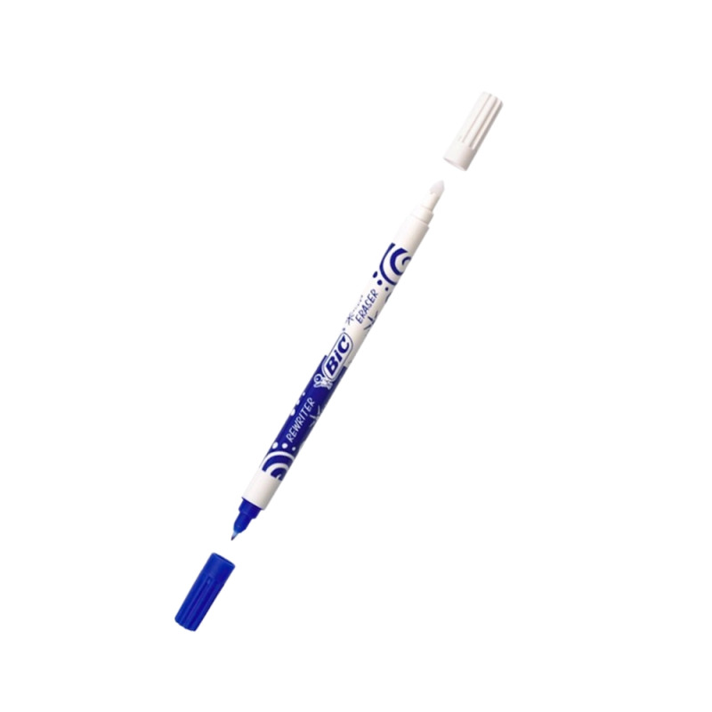 Oboustranný mazací korektor inkoustu BIC Ink Eater modrý
