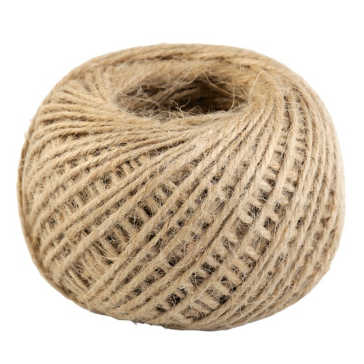 Jutový provázek přírodní 2mm (50m)