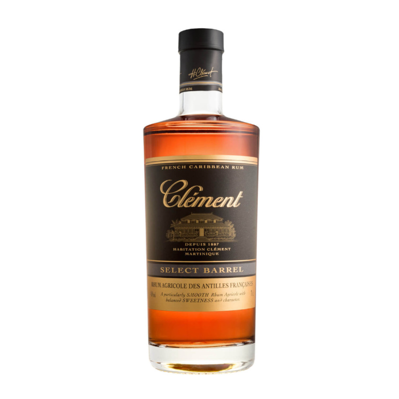 Clément Select Barrel 40% 0,7l (holá lahev)