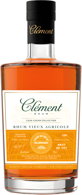Clément Rhum Vieux Agricole Oloroso 61,2% 0,7l