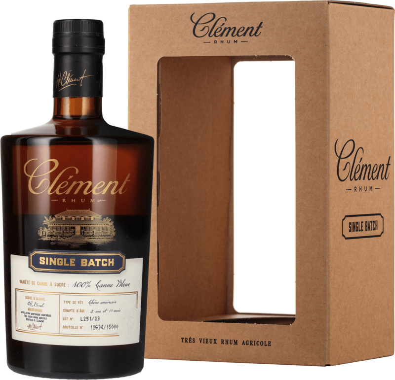 Clément Rhum Single Batch Canne Bleue 0,5l 46,1%
