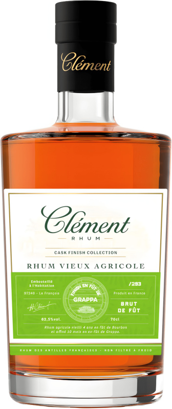 Clément Rhum Vieux Agricole Grappa 62,1% 0,7l