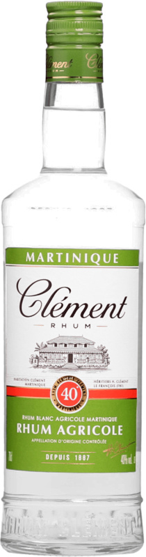 Clément Rhum Blanc Agricole 40% 0,7l