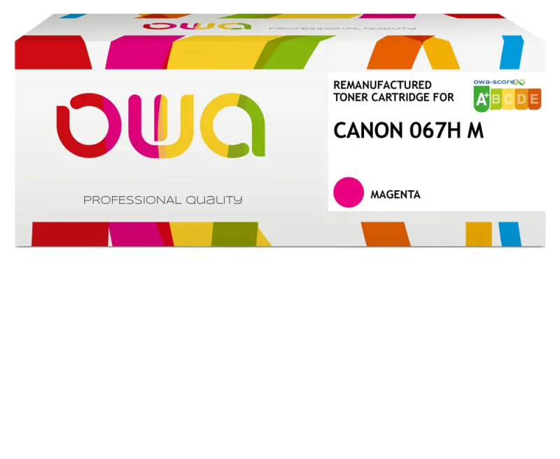 OWA Armor toner kompatibilní s Canon CRG-067H M, 2350st, červená/magenta