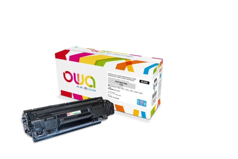 Armor - toner pro CE278A HC, black (černá)