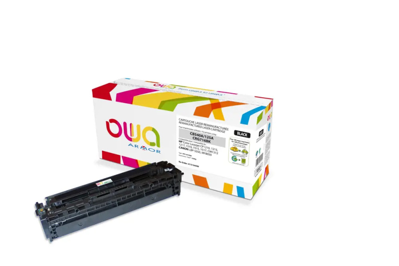 Armor - toner pro CB540A, black (černá) pro laserové barevné tiskárny
