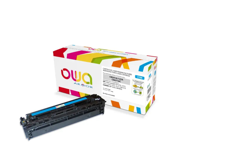 Armor - toner pro CB541A, cyan (modrá) pro laserové barevné tiskárny